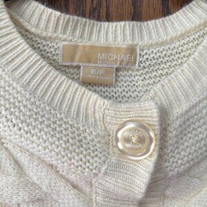 MICHAEL by Michael Kors - off white soft cardigan sweater - US Size Small